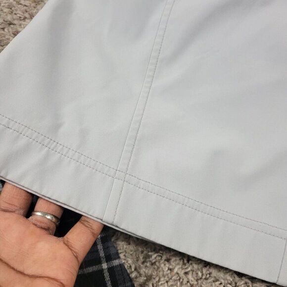 Athleta Skirt Womens 8 Gray Fleece Lined Drawstring Zip Pockets - Picture 5 of 9